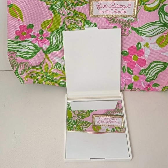 Lilly Pulitzer Estée Lauder Makeup Bag With Mirror New Without Tags - Picture 7 of 8